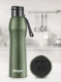 Pexpo - Georgia Oilve Green Stainless Steel Fridge Bottle - 1000 ml