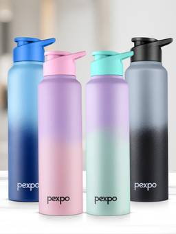 Pexpo - Craft Multicolor Stainless Steel Fridge Bottle - 1000ml