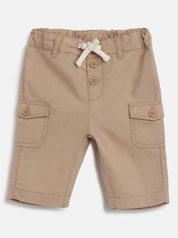Chicco - Infant Boys Brown Solid Shorts