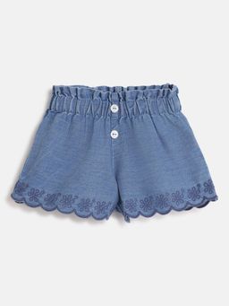 Chicco - Infant Girls Blue Shorts