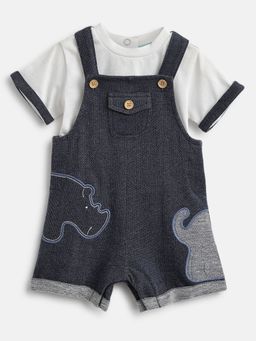 Chicco - Infant Boys T-Shirt with Dungaree (Set of 2)