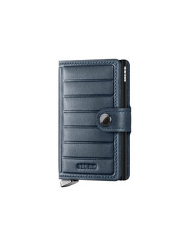 Secrid - Mini Wallet Embossed Lines Mei-Blue