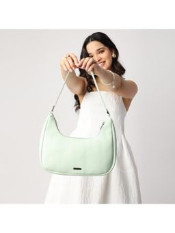 Fastrack - Quilted Crush Hand Bag - Mint Green