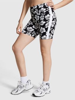 Victoria's Secret - Women Black Floral 6" Soft Ultimate High Waist Biker Shorts