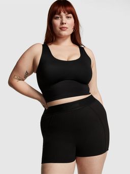 Victoria's Secret - Women Black Solid Ultimate 3" Bike Shorts