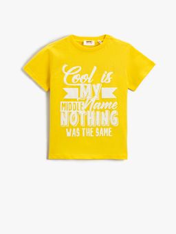 Koton - Boys Yellow T-shirt