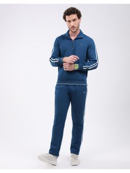 Monte Carlo - Mens Teal Collar Neck Full Sleeve Tracksuit