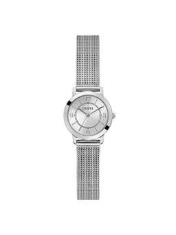 Guess - Women Round Silver Dial Stainless Steel Analog Watch - GW0666L1M (M)