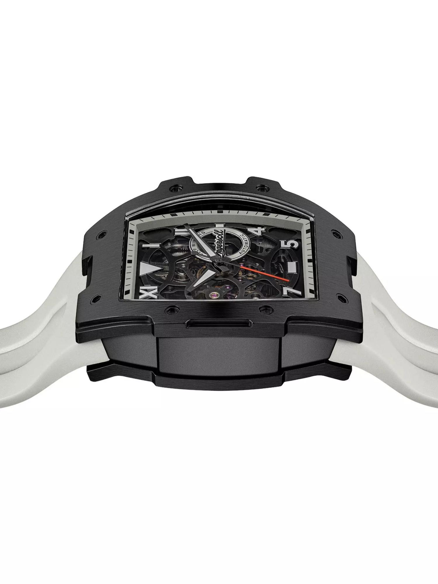 Men The Play Automatic Black Dial Analog Watch - I15305 (M)