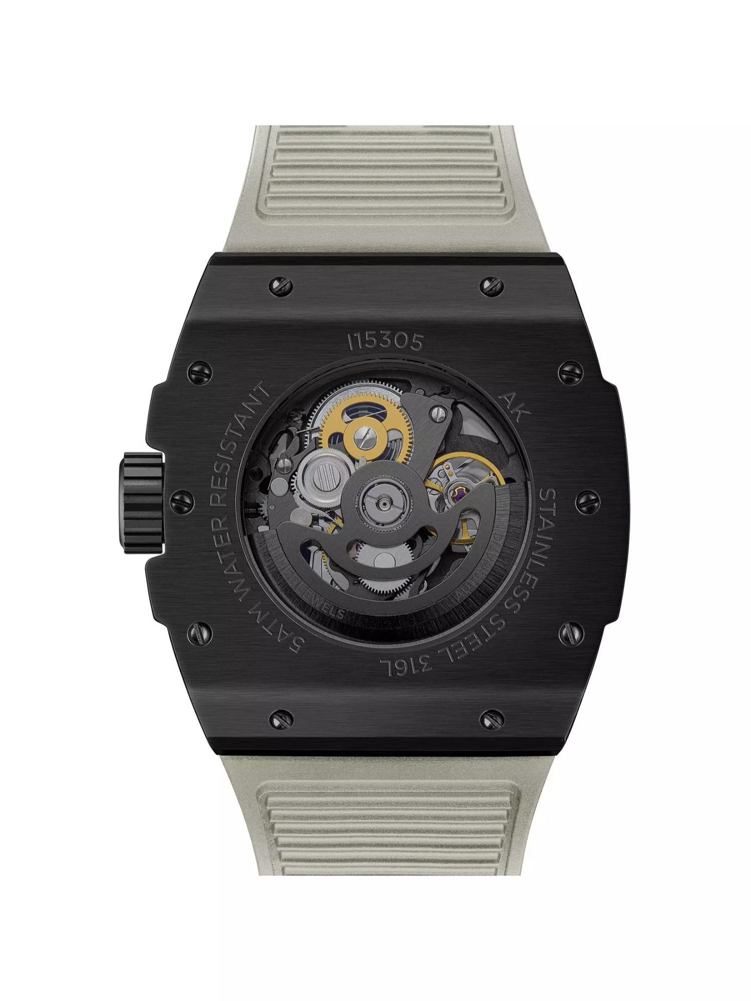 Men The Play Automatic Black Dial Analog Watch - I15305 (M)