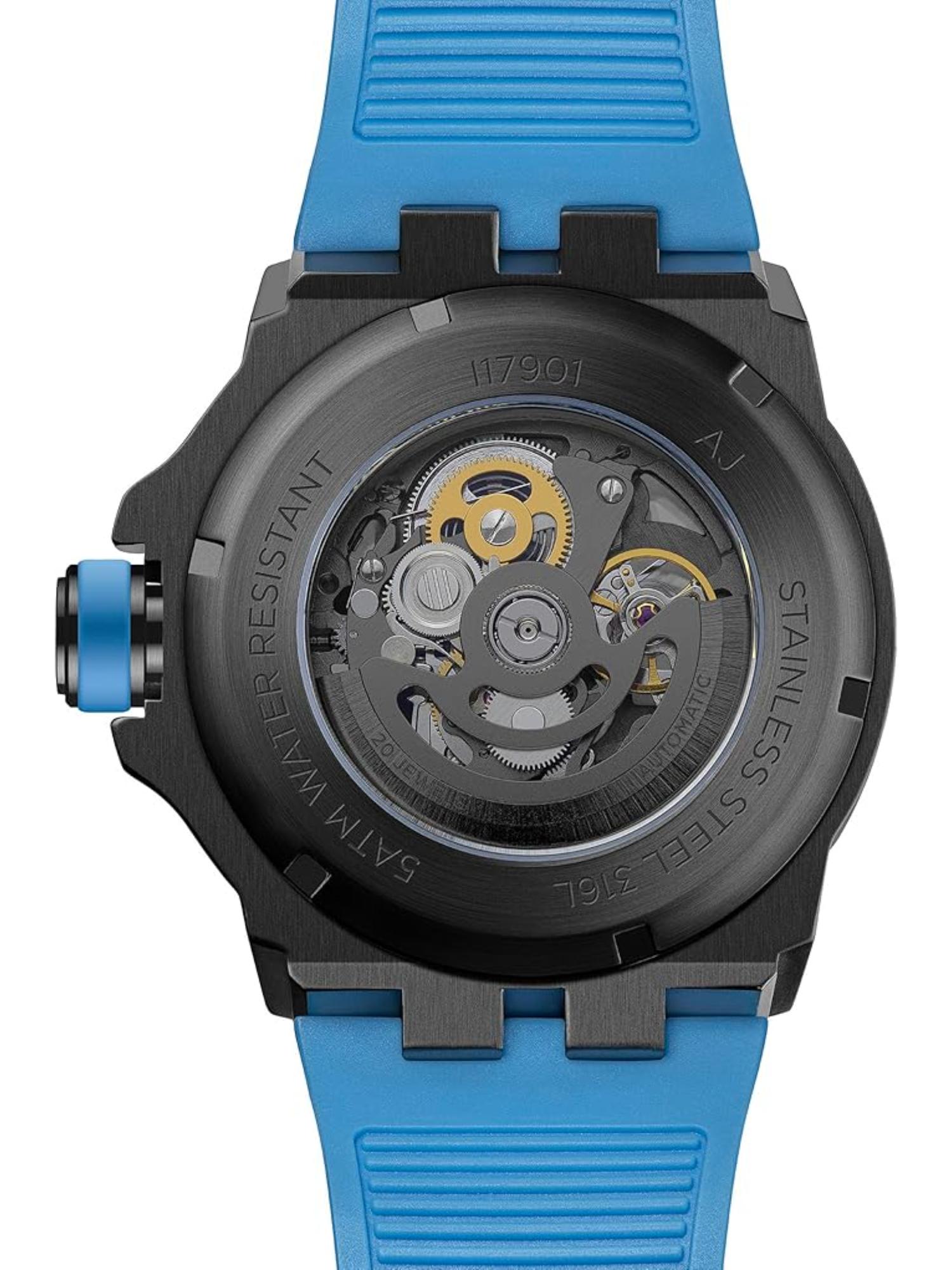 Men The Rigger Automatic Black Dial Analog Watch - I17901 (M)