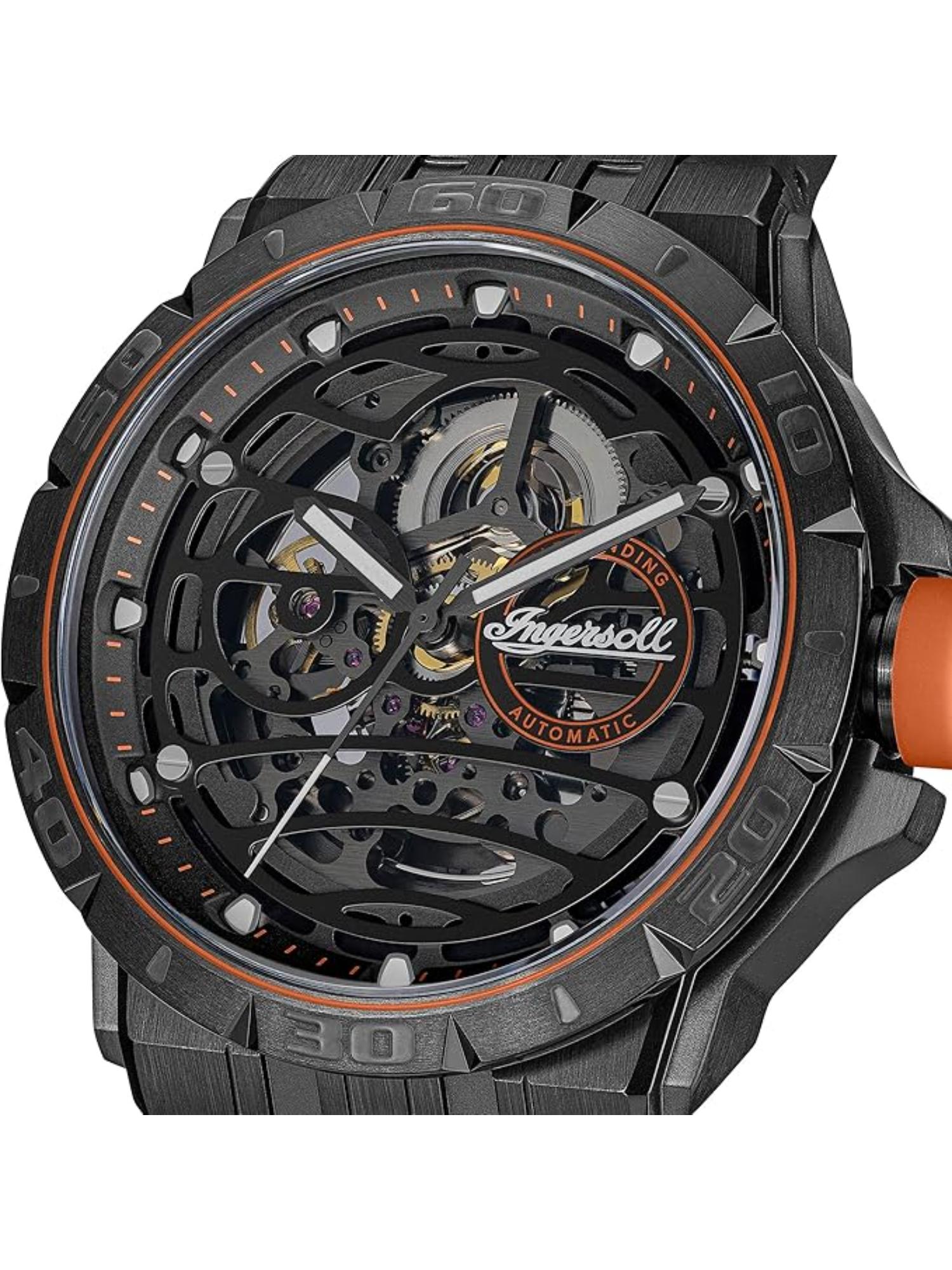 Men The Rigger Automatic Black Dial Analog Watch - I17902 (M)