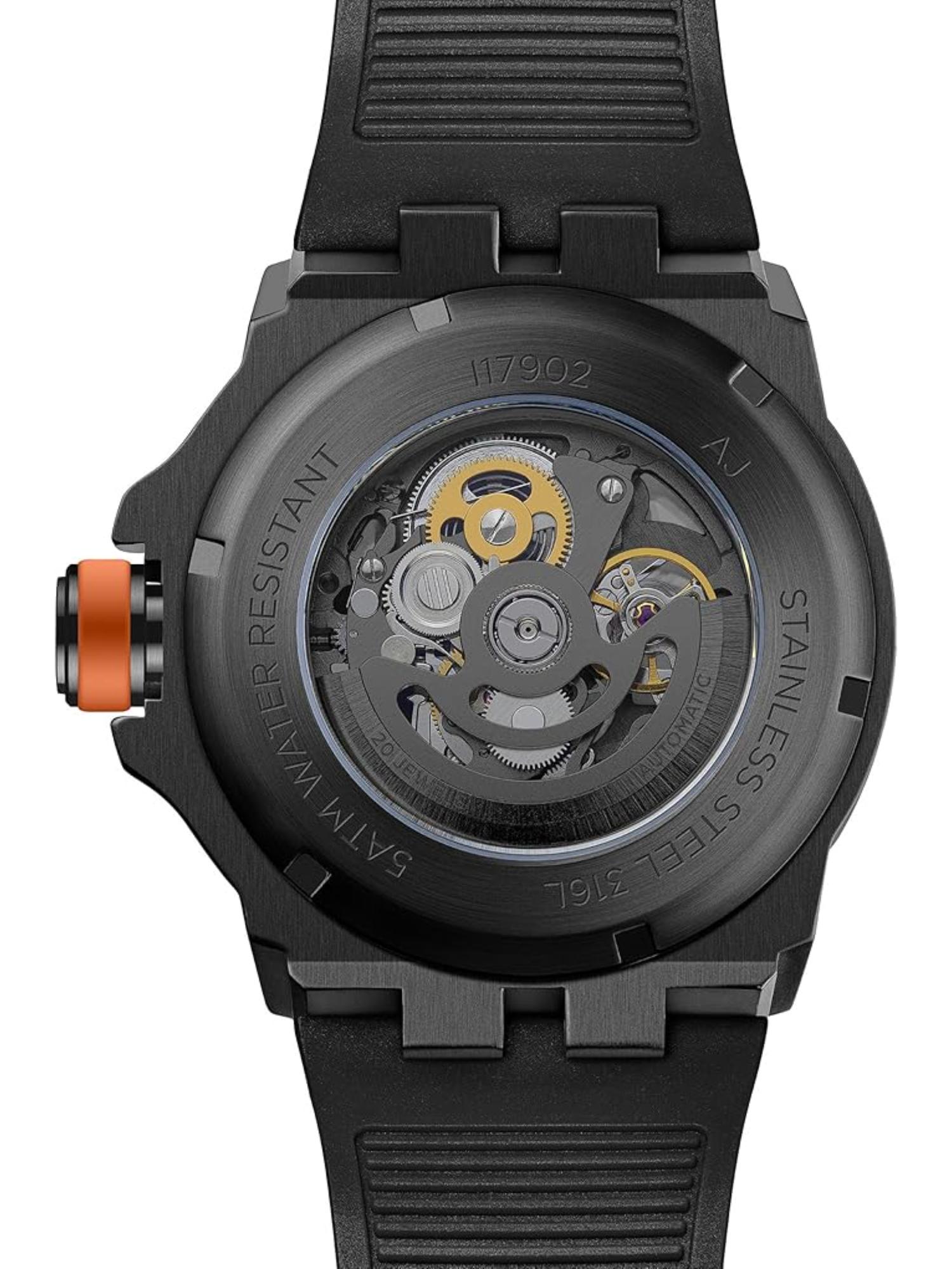 Men The Rigger Automatic Black Dial Analog Watch - I17902 (M)