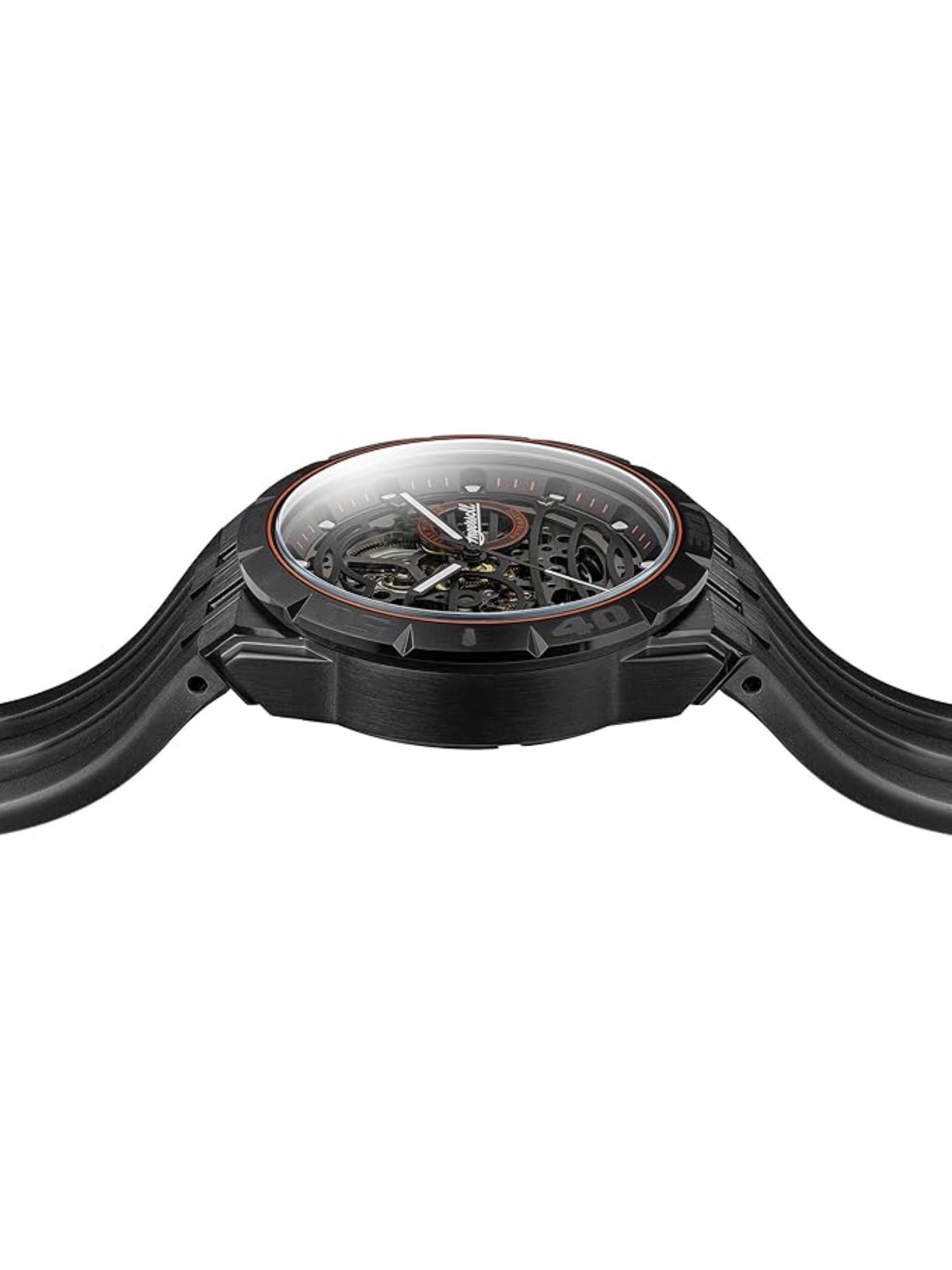 Men The Rigger Automatic Black Dial Analog Watch - I17902 (M)