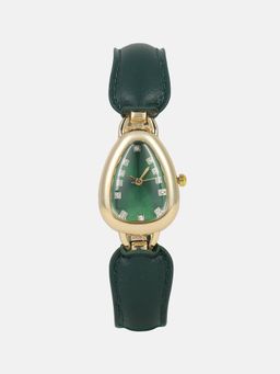 Haute Sauce - Women The Olive Designer Green Dial Analog Watch - HSWC1459 (M)