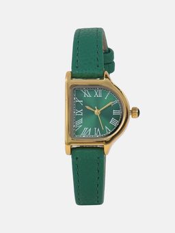 Haute Sauce - Women The Minimal Oval Green Dial Analog Watch - HSWC1465 (M)