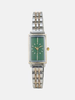 Haute Sauce - Women The Minimal Steel Green Dial Analog Watch - HSWC1471 (M)