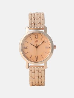 Haute Sauce - Women The Classic Sunray Gold Dial Analog Watch - HSWC6106 (M)