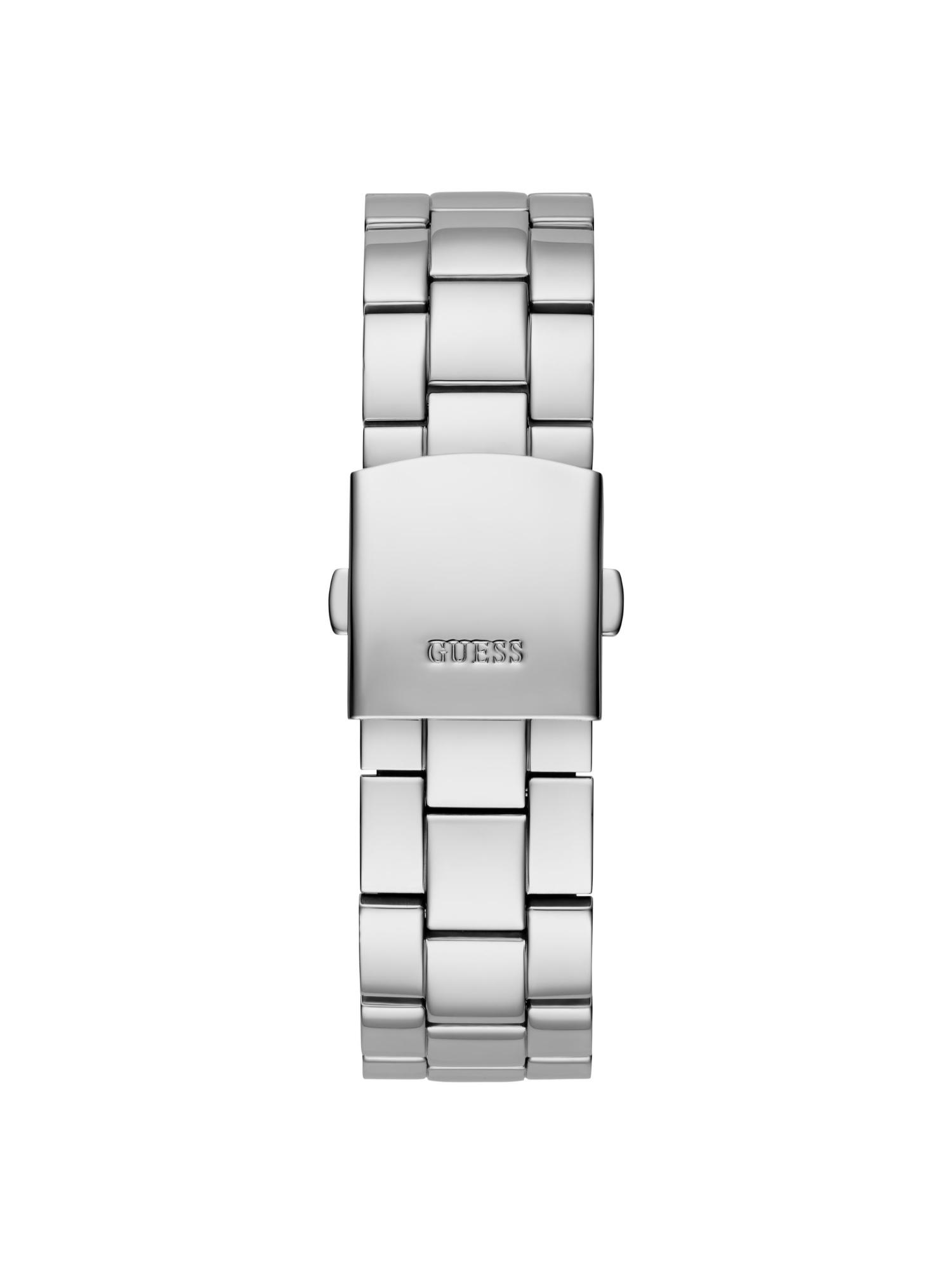 Men Rectangular Blue Dial Stainless Steel Analog Watch - U1366G1M (M)