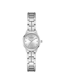 Guess - Women Round Silver Dial Stainless Steel Analog Watch - U1458L1M (M)