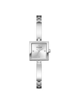Guess - Women Square Silver Dial Stainless Steel Analog Watch - U1475L1M (M)
