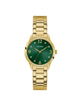 Guess - Women Round Green Dial Stainless Steel Analog Watch - U1478L2M (M)