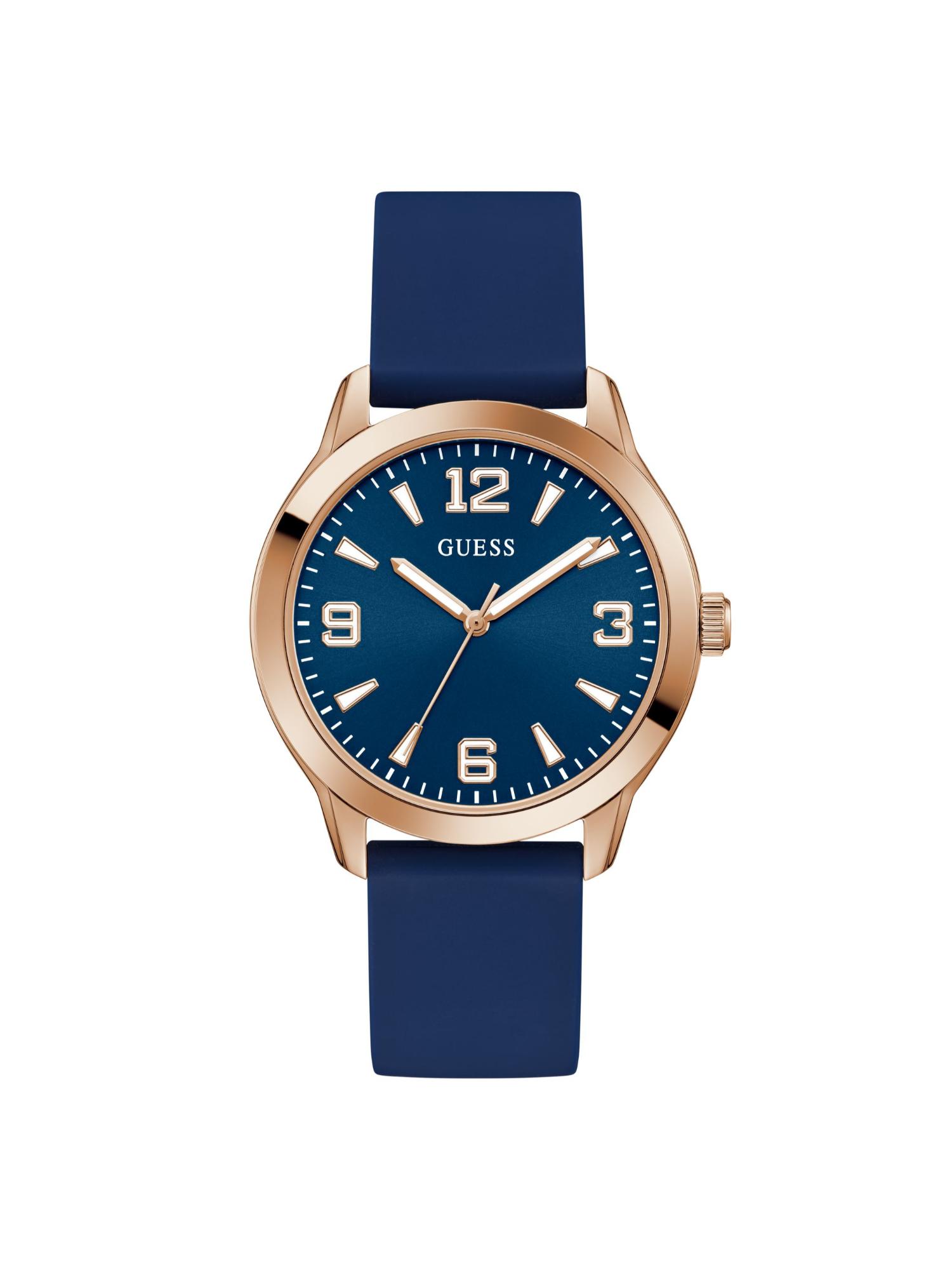Men Round Blue Dial Stainless Steel Analog Watch - U1488G5M (M)