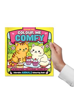 Dreamland - Colour Me Comfy: Artsy Animals - Easy and Relaxing Animal Colouring Book