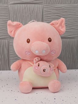 DukieKooky - Kids Super Cute & Adorable Pink Bag Pig Soft Toy