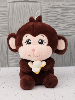 DukieKooky - Kids Super Cute & Adorable Dark Brown Cute Monkey Soft Toy