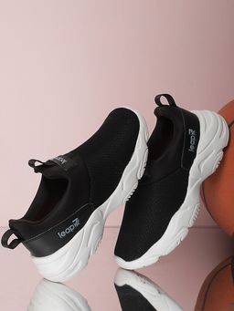 LIBERTY - Men Leap7x JIMNY-61E Sports Black Walking Shoes