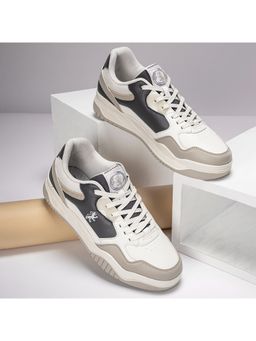Red Tape - Men Colorblocked White and Grey Sneakers