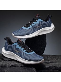 Red Tape - Men Textured Navy Blue Running Shoes