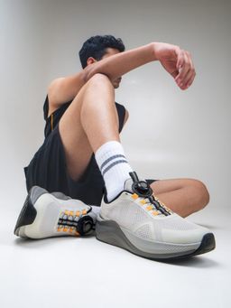 Bacca Bucci - Grey Advanced Performance Rotary Lacing and Ultra-Comfort Insocks Sports Shoes