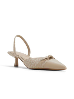 Aldo - Caramen Women Beige Kitten Heels Sandals