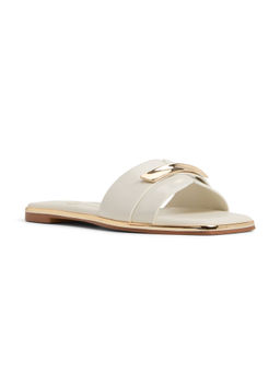 Aldo - Darlina Women White Open Toe Flats