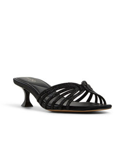 Aldo - Delphie Women Black Kitten Heels Sandal