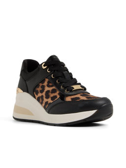 Aldo - Iconistep Women Brown Animal Print Sneakers