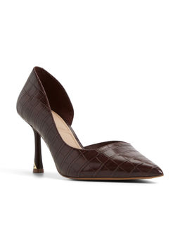 Aldo - Livianna Women Brown Textured Heel Pumps