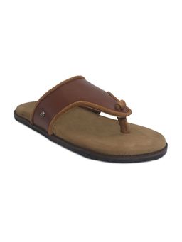 Planet Paaduks - Genuine Suede Leather Earthy Tan Padded Sandals