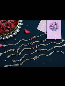 PAYA - Natural Stone Rakhi Combo - Set Of 5