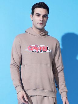 Griffel - Cloud Regular Fit Beige Hoodie