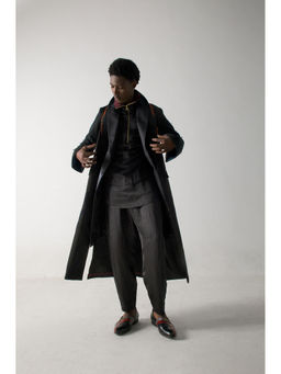 Jatin Malik - Orange Is The New Black Overcoat