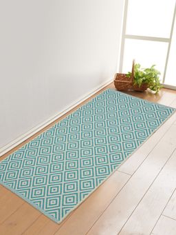 Saral Home - Cotton Multipurpose Runner-Green-50X130 Cm