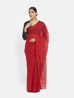Fabindia - Cotton Woven Saree Without Blouse