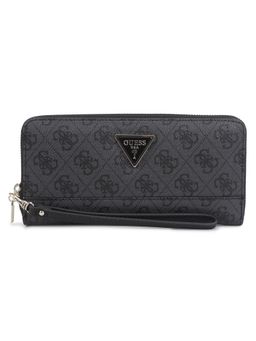 Guess - Cordelia Logo Slg Lrg Zip Arnd Black Wallets