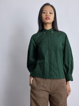 The Label Life - Pine Collar Pin Detail Shirt