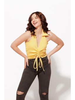 Urban Sundari - Casual Women Yellow Top