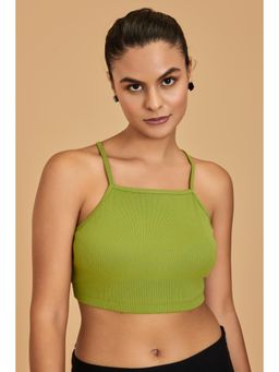 Urban Sundari - Casual Solid Women Green Top