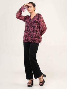 Urban Sundari - Women Fandi Floral Printed Top